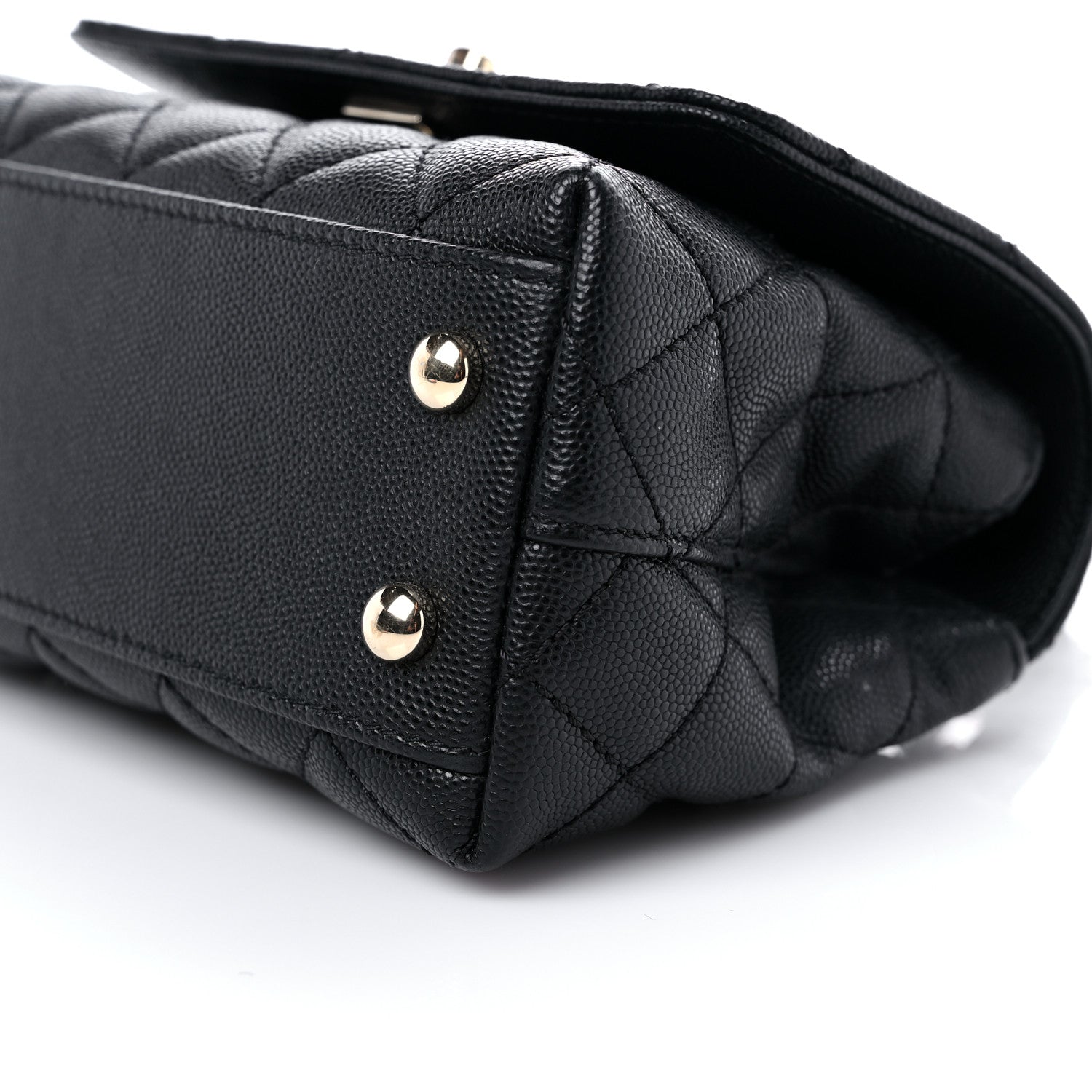 Chanel Caviar Quilted Extra Mini Coco Handle Flap Black 8 of 8