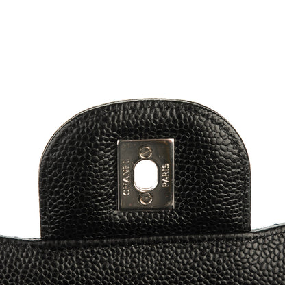 Chanel Caviar Quilted Jumbo Double Flap Black 6 of 8