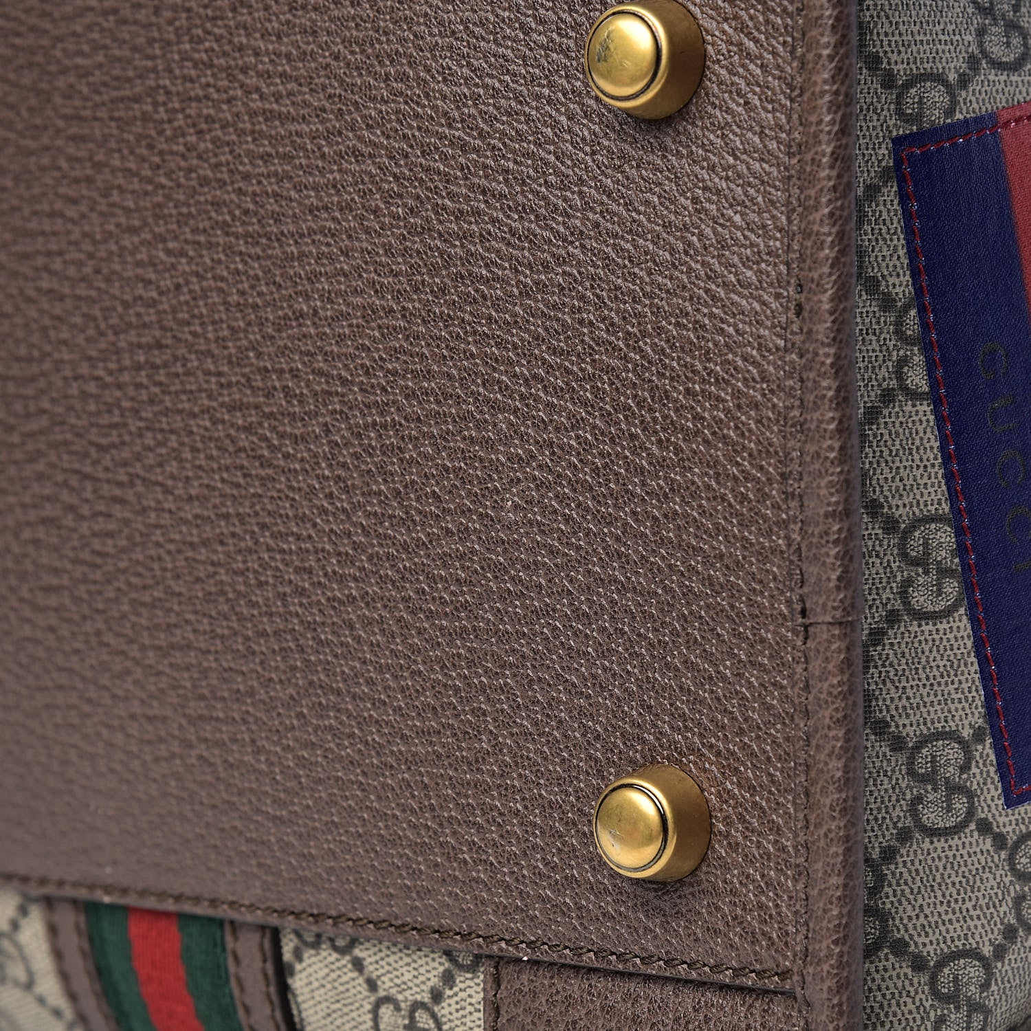 Gucci Soft GG Supreme Monogram Courrier Large Duffle Bag Beige New Acero Multicolor 10 of 15