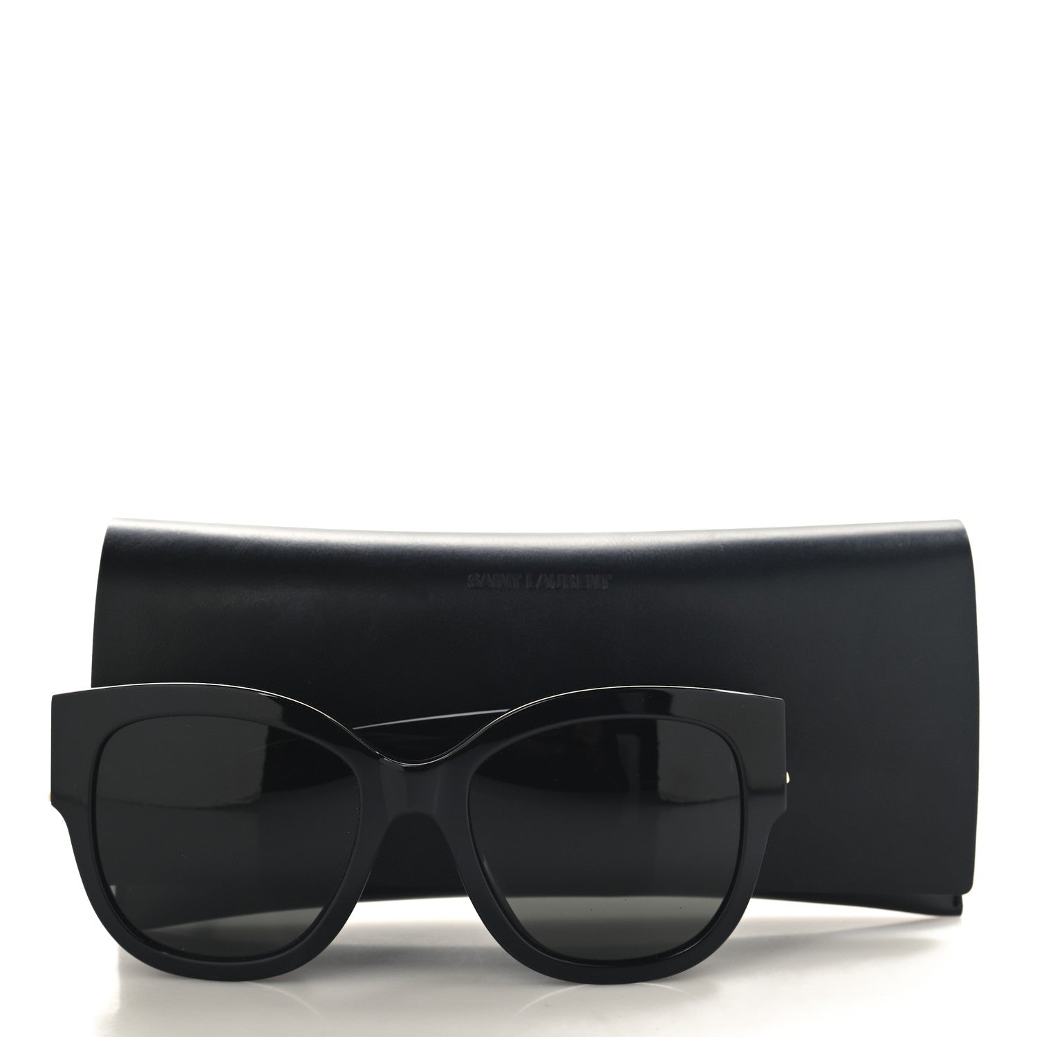 Saint Laurent Acetate Cateye Sunglasses SL M95 F Black 8 of 8