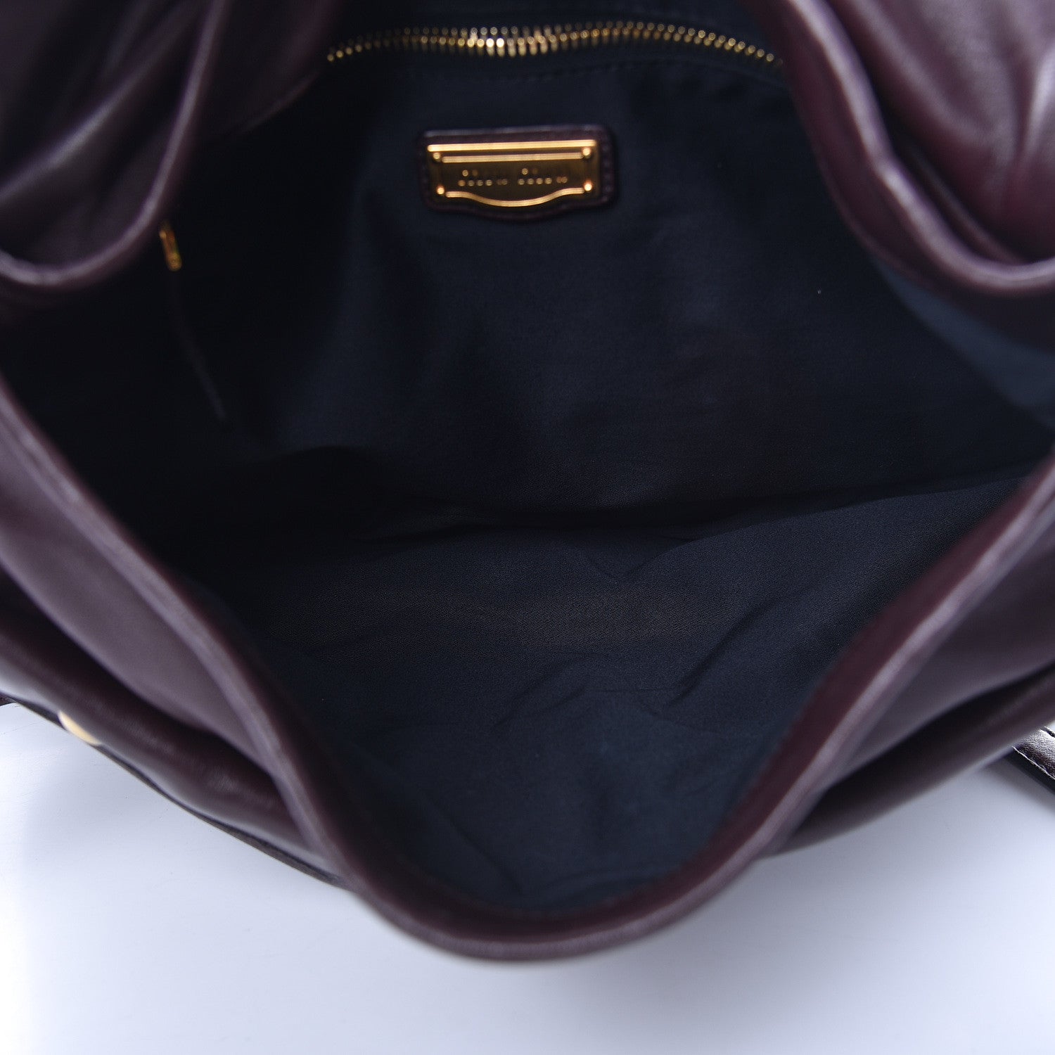 Miu Miu Nappa Matelasse Coffer Hobo Prugna 5 of 12