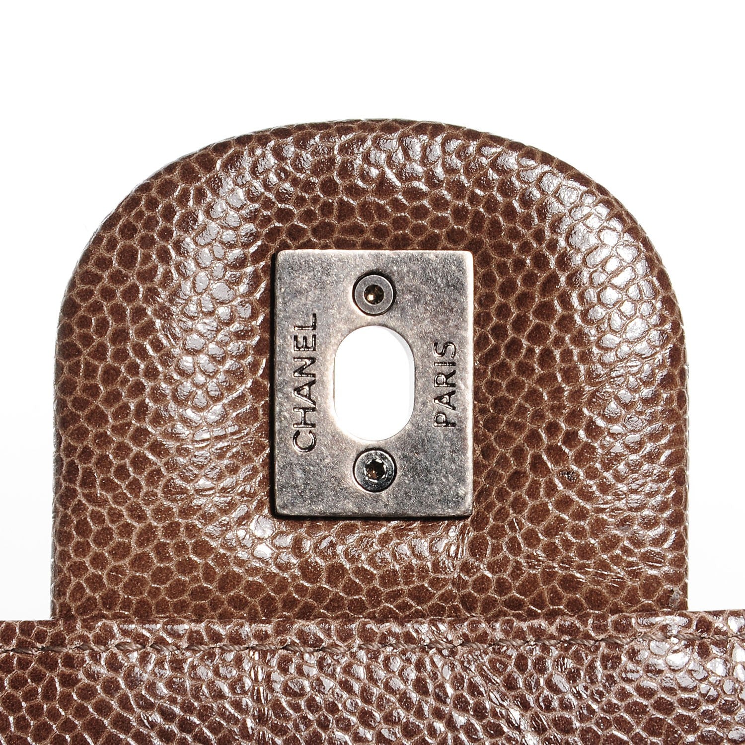Chanel Crumpled Grained Calfskin Medium CC Crave Flap Brown 6 of 8