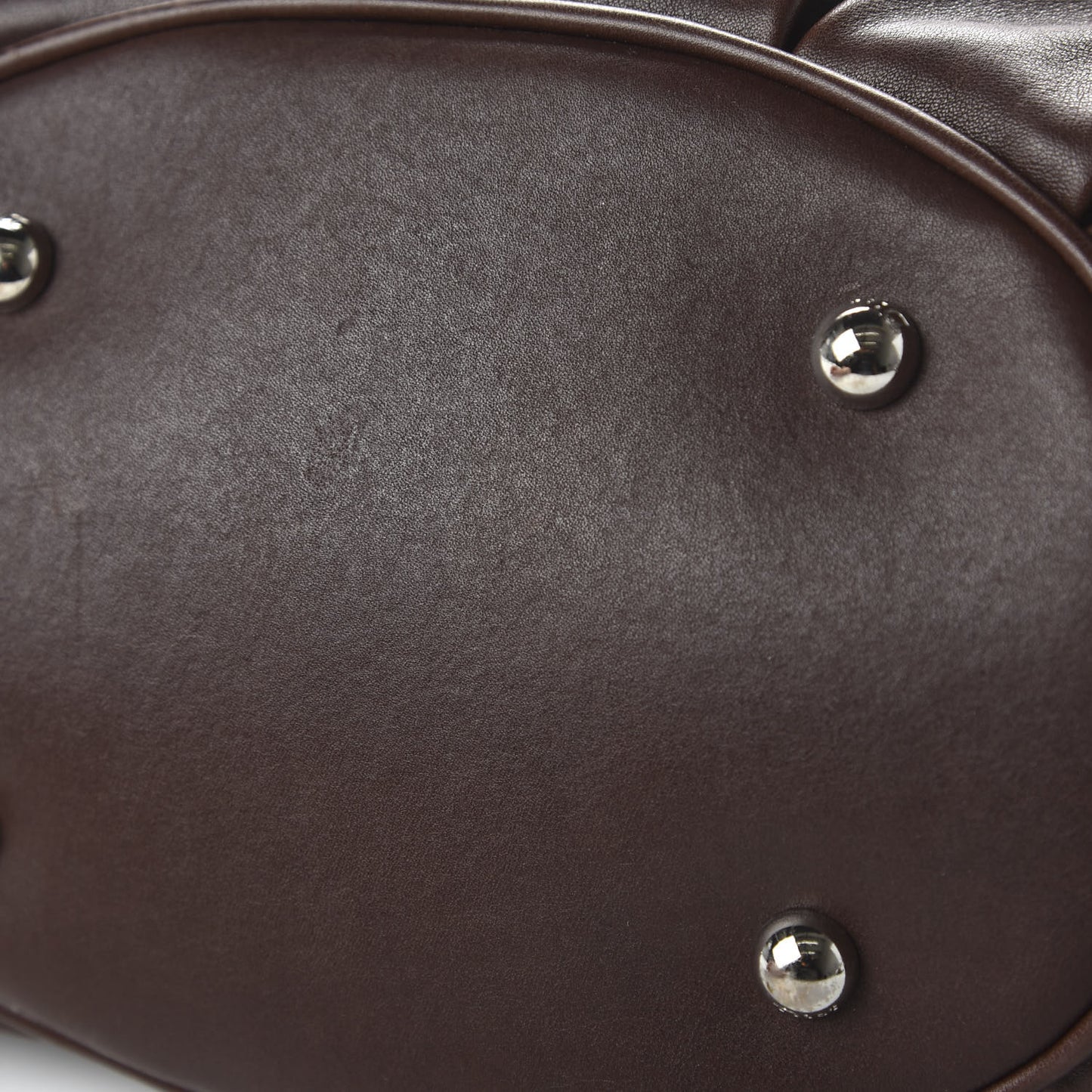 Smooth Calfskin Soft Babe Shopping Tote Brown