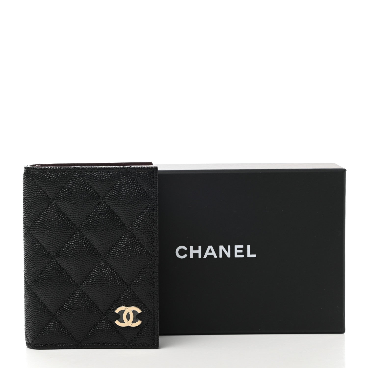 Chanel Caviar Quilted Card Holder Wallet Black 9 of 9