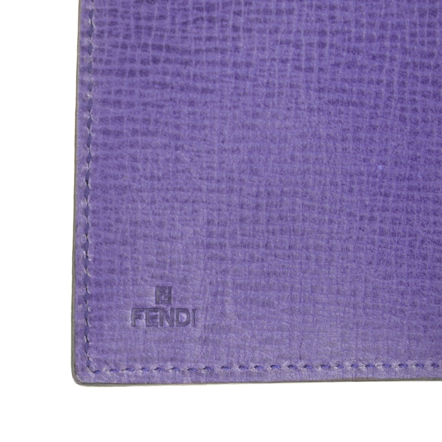 Zucca Spalmati Vitello Elite Continental Wallet Tobacco Viola