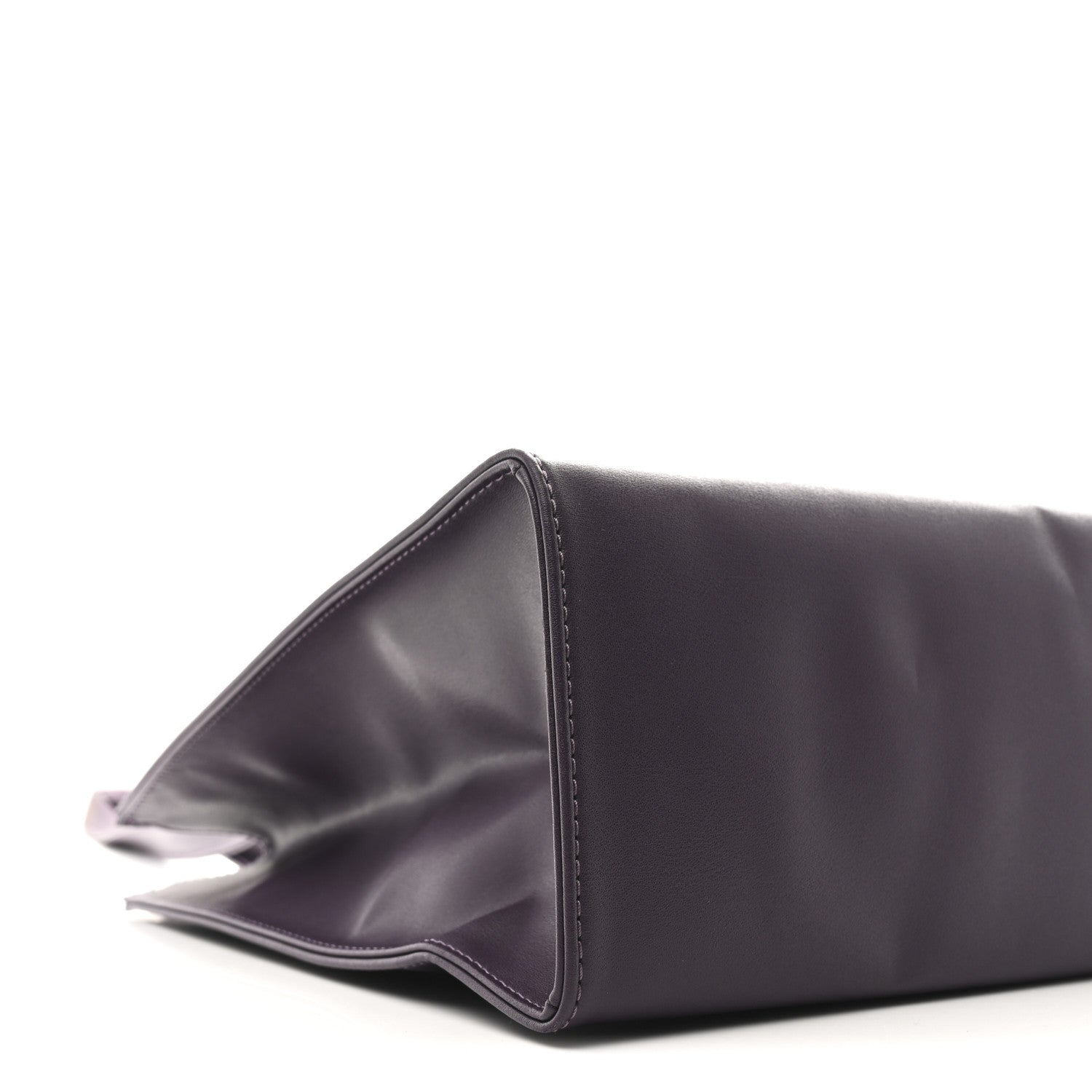Telfar Vegan Leather Medium Shopping Bag Eggplant 9 of 10