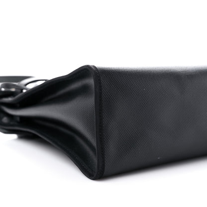 Hermes Toile H Berline Vache Hunter Herbag Zip PM 31 Black Ecru 9 of 12