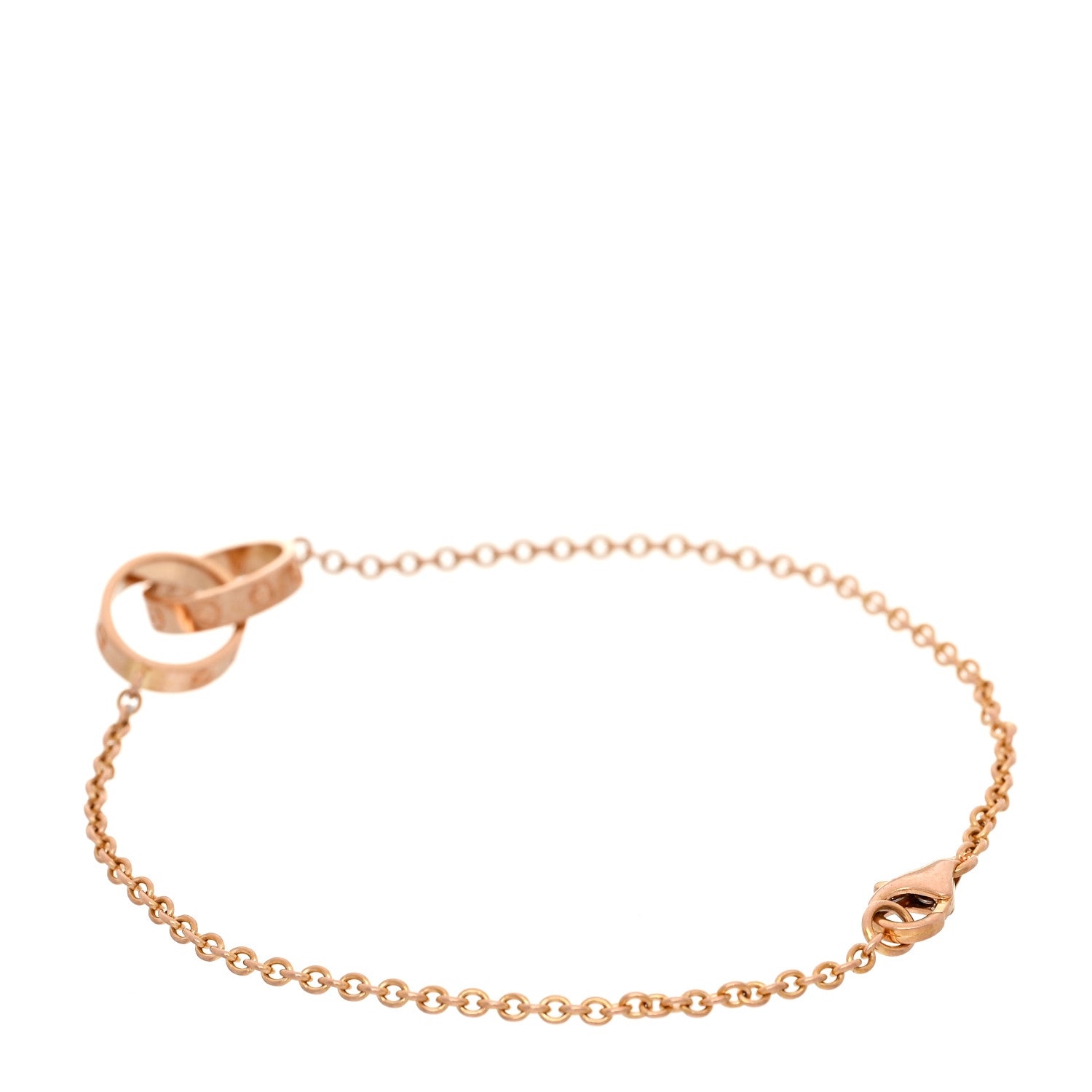 Cartier 18K Pink Gold Interlocking LOVE Bracelet 2 of 4
