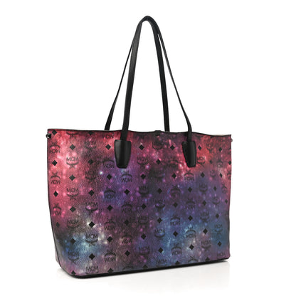 MCM Galaxy Visetos Medium Shopper Tote Multicolor 3 of 15