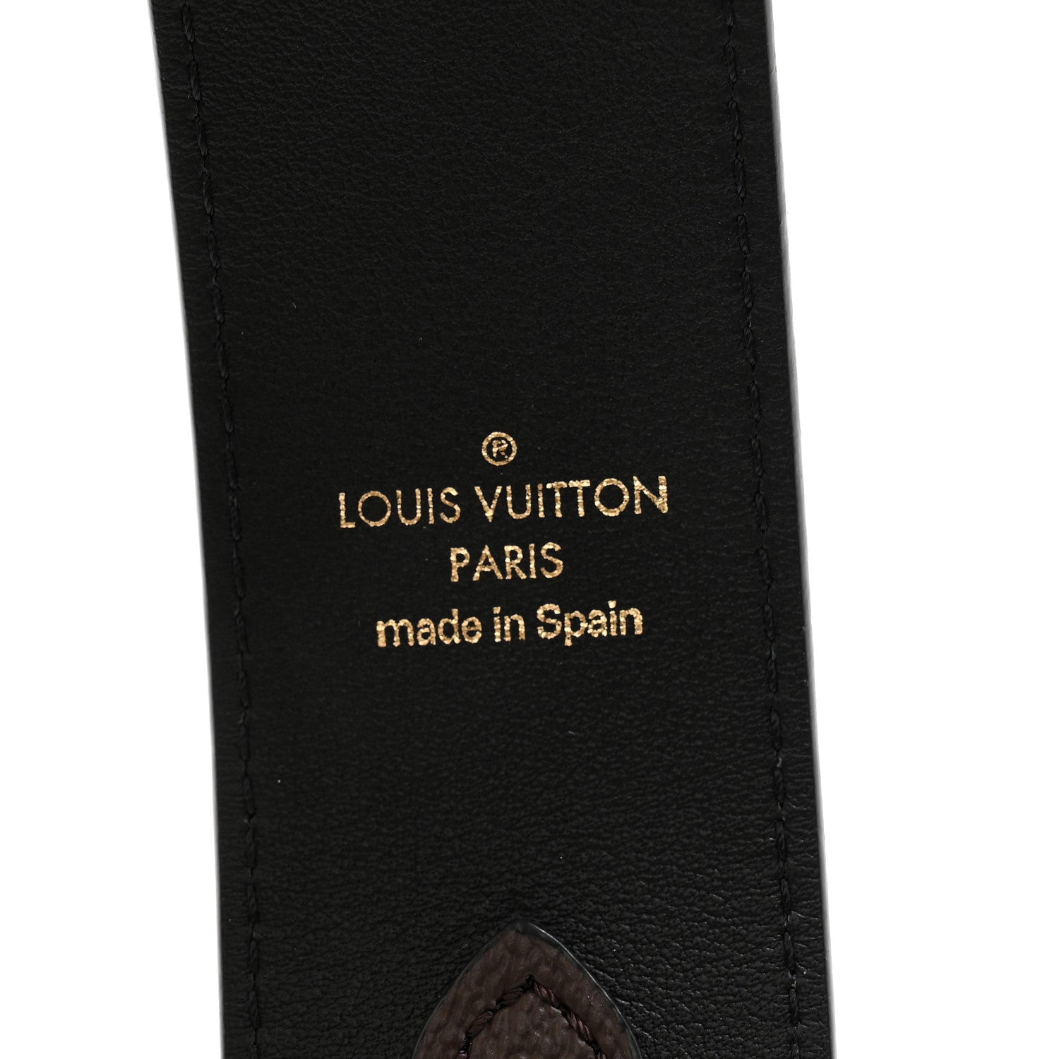 Louis Vuitton Monogram Bandouliere Shoulder Strap Black 3 of 5