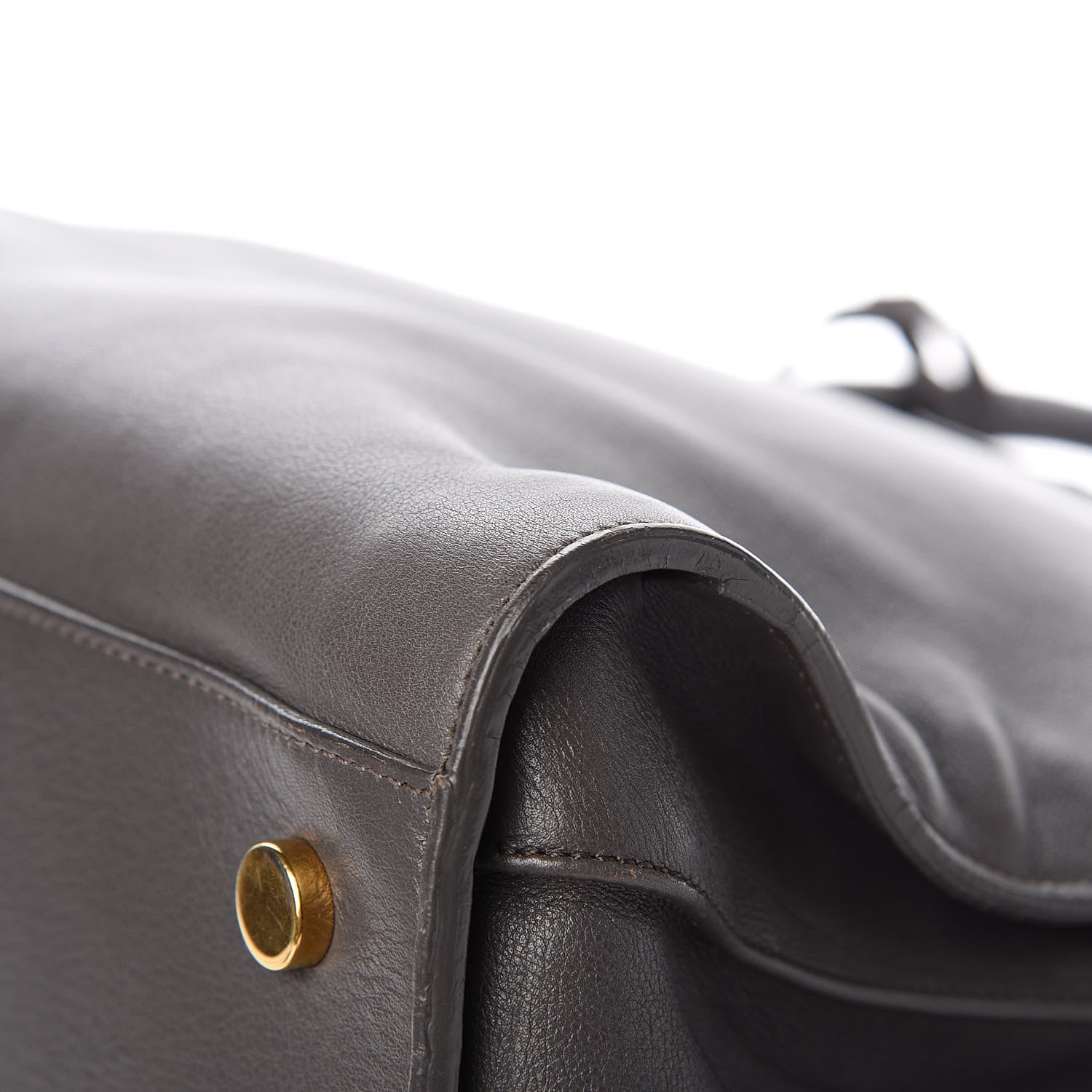 Saint Laurent Calfskin Large Sac De Jour Carryall Grey 10 of 18