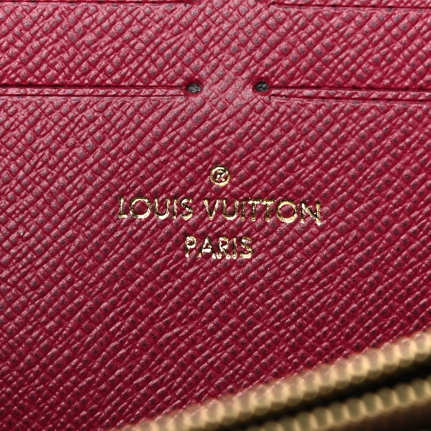 Louis Vuitton Monogram Clemence Wallet Fuchsia 6 of 6