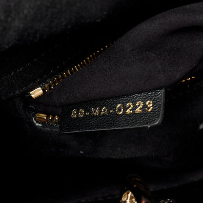 Christian Dior Lambskin Cannage Small My ABCDior Lady Dior Black 8 of 11