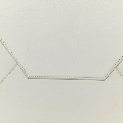Celine Calfskin Clasp Horizontal Cabas White 15 of 20