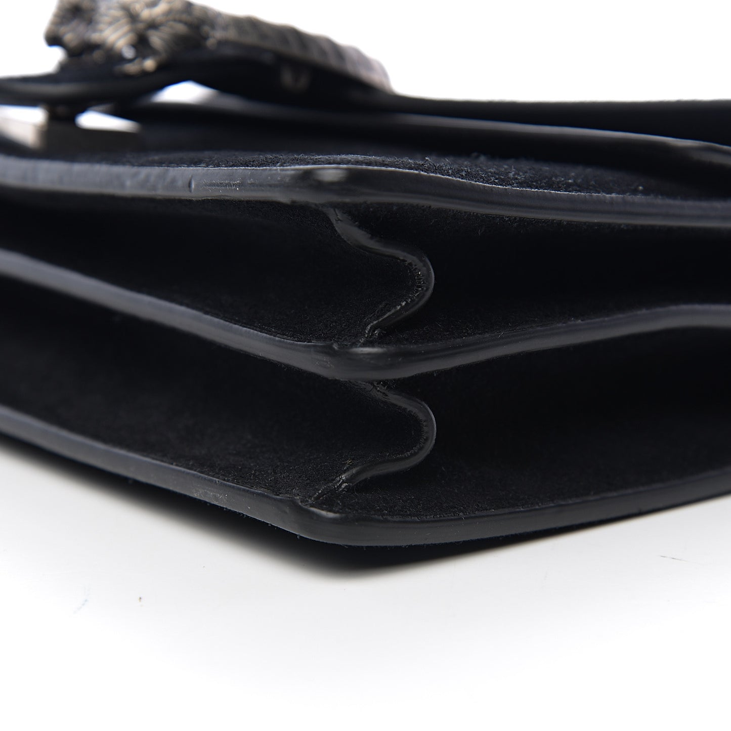 Suede Small Dionysus Shoulder Bag Black