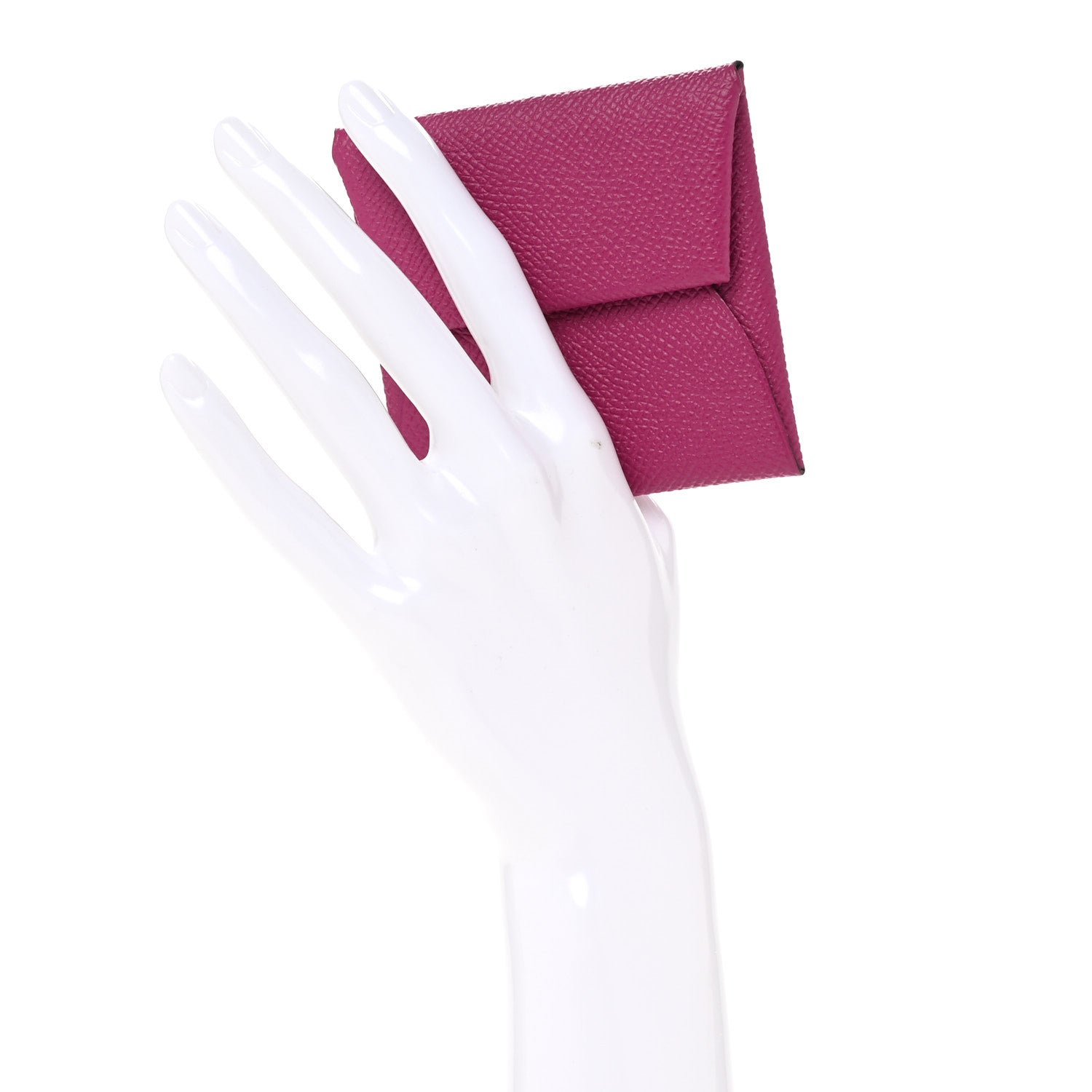 Hermes Epsom Bastia Coin Purse Rose Pourpre 2 of 8