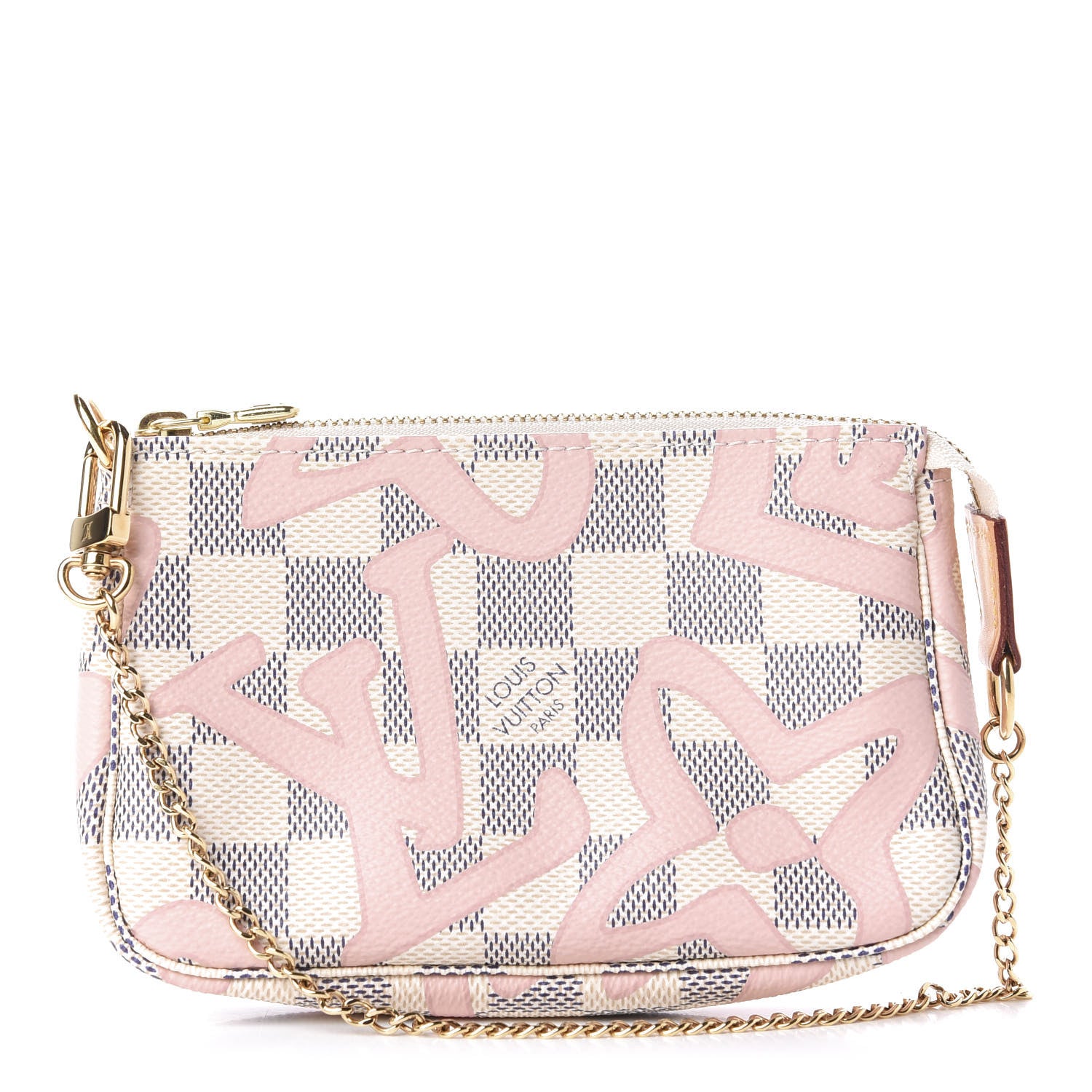 Louis Vuitton Damier Azur Tahitienne Mini Pochette Accessories 1 of 10
