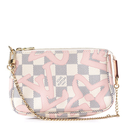 Louis Vuitton Damier Azur Tahitienne Mini Pochette Accessories 1 of 10