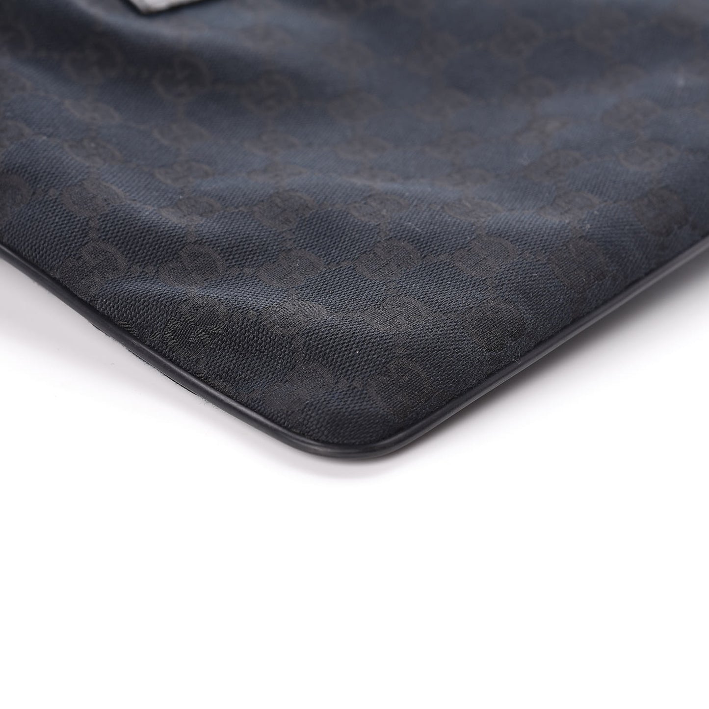 Monogram Web Small Flat Messenger Bag Black