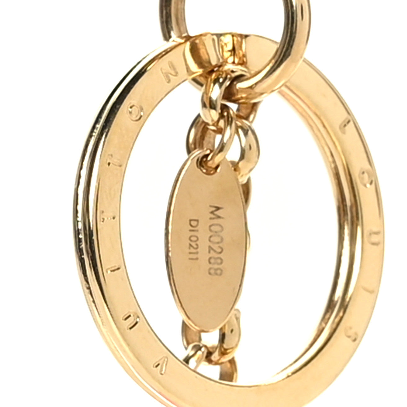 Giant Monogram Vivienne Bag Charm Key Holder Rose
