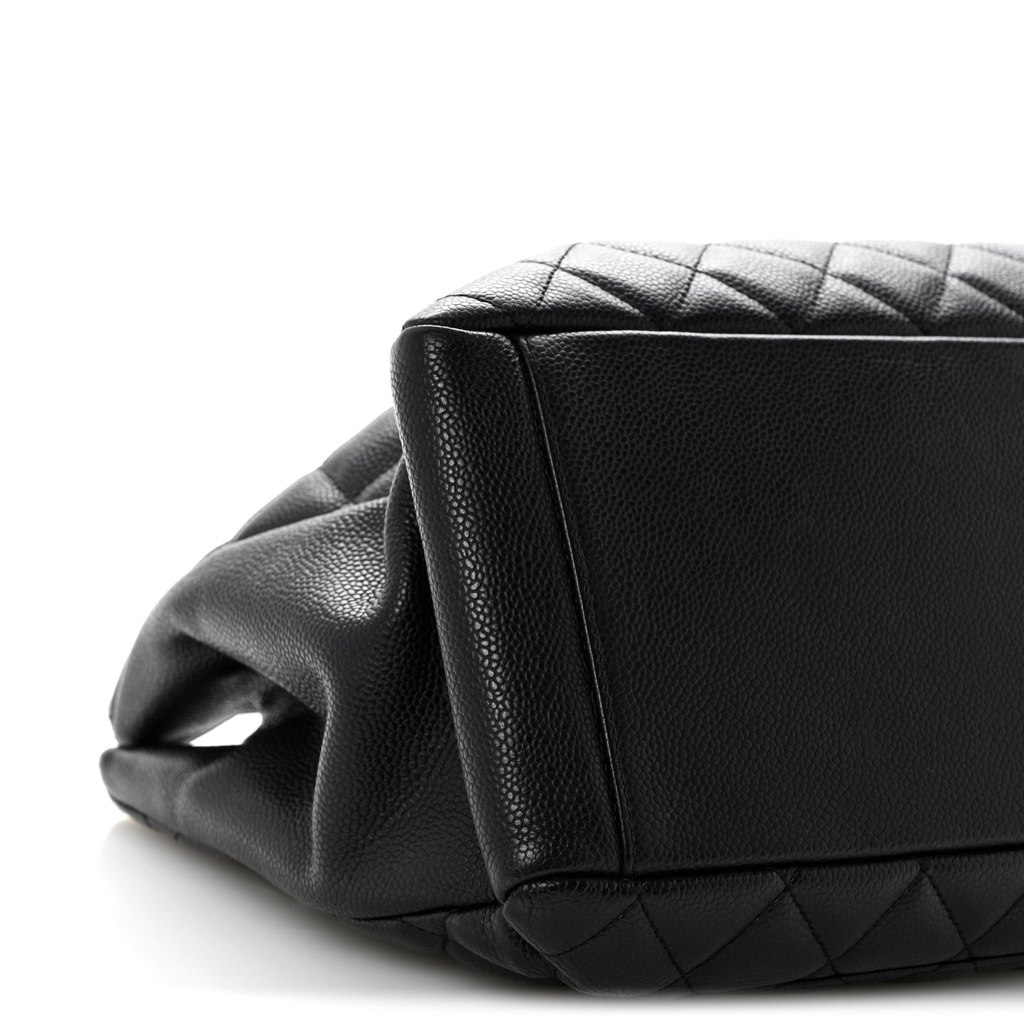 Caviar Quilted Grand Shopping Tote GST Black