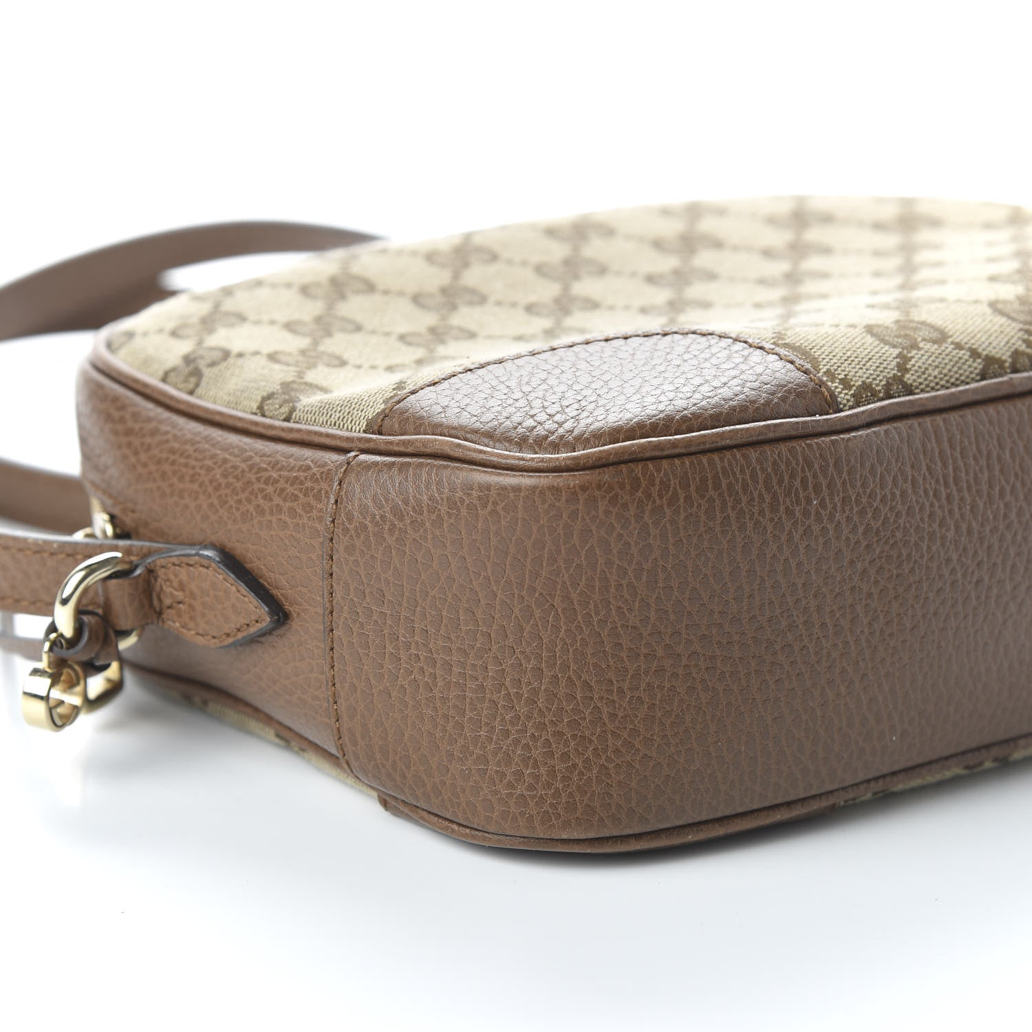 Gucci Monogram Mini Bree Messenger Bag Beige Tabacco 6 of 10