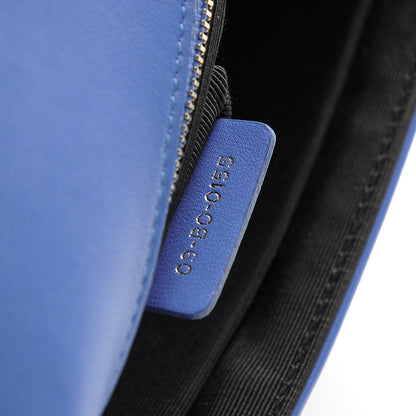 Christian Dior Lambskin Medium Diorama Flap Bag Blue 8 of 12