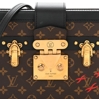 Louis Vuitton Monogram Petite Malle Black 7 of 13
