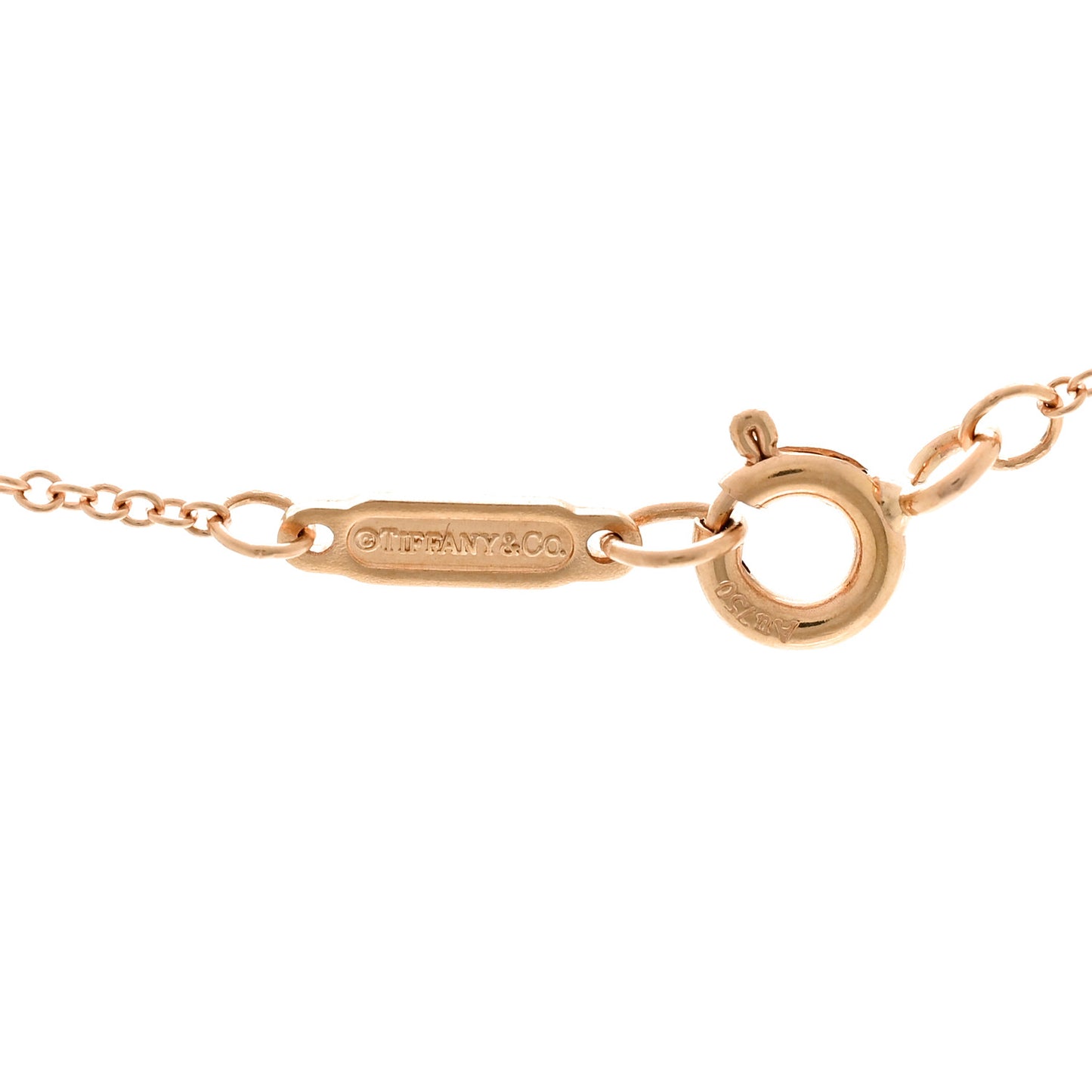18K Rose Gold Chain Necklace 24"