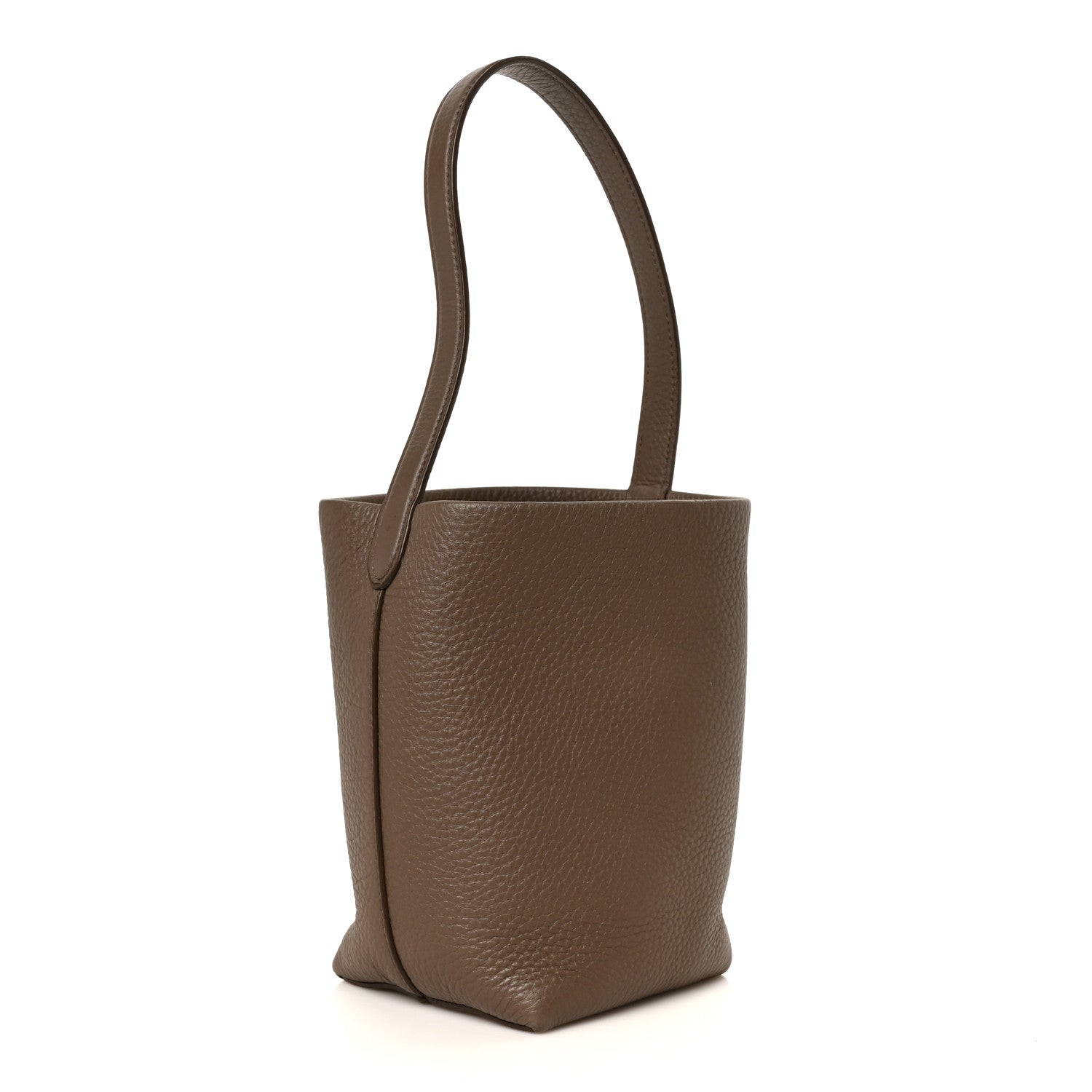 The Row Grained Calfskin Small N/S Park Tote Elephant 3 of 9
