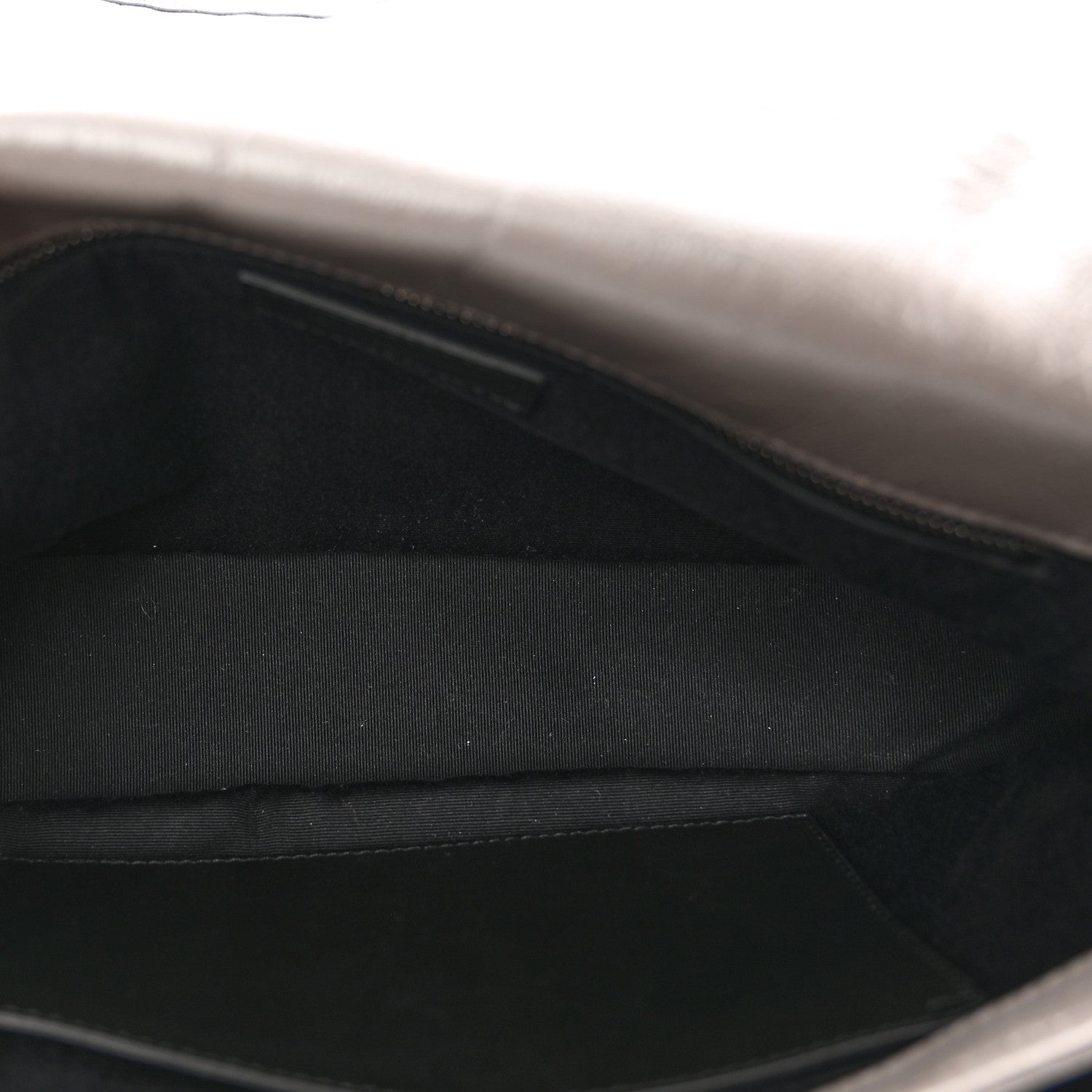 Saint Laurent Crinkled Calfskin Matelasse Monogram Medium Niki Chain Satchel Fog 6 of 10