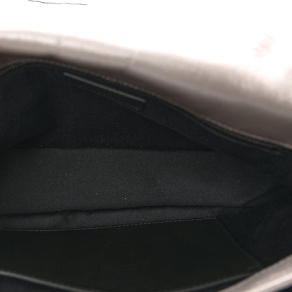 Saint Laurent Crinkled Calfskin Matelasse Monogram Medium Niki Chain Satchel Fog 6 of 10