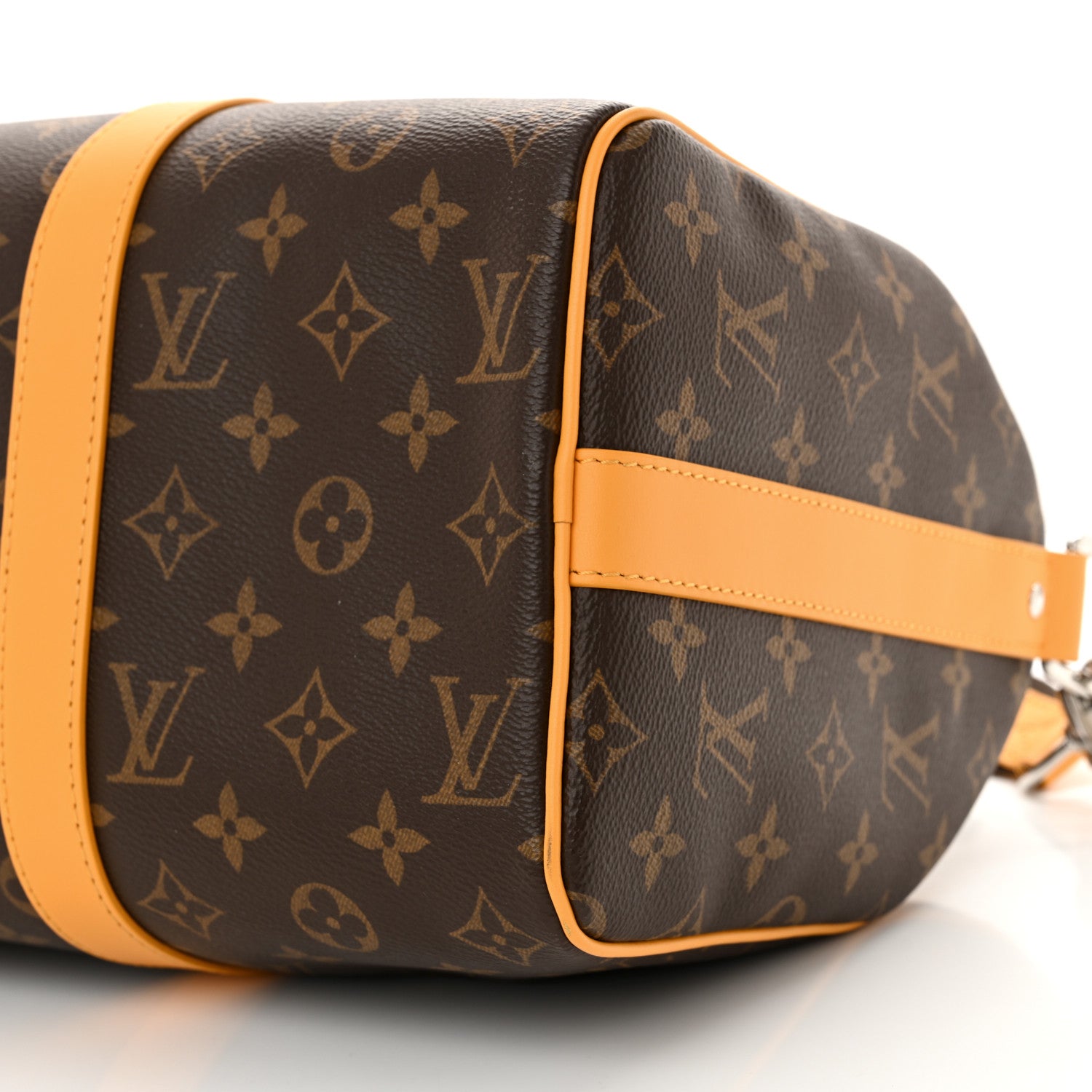 Louis Vuitton Monogram Macassar Keepall Bandouliere 35 Jaune Mat