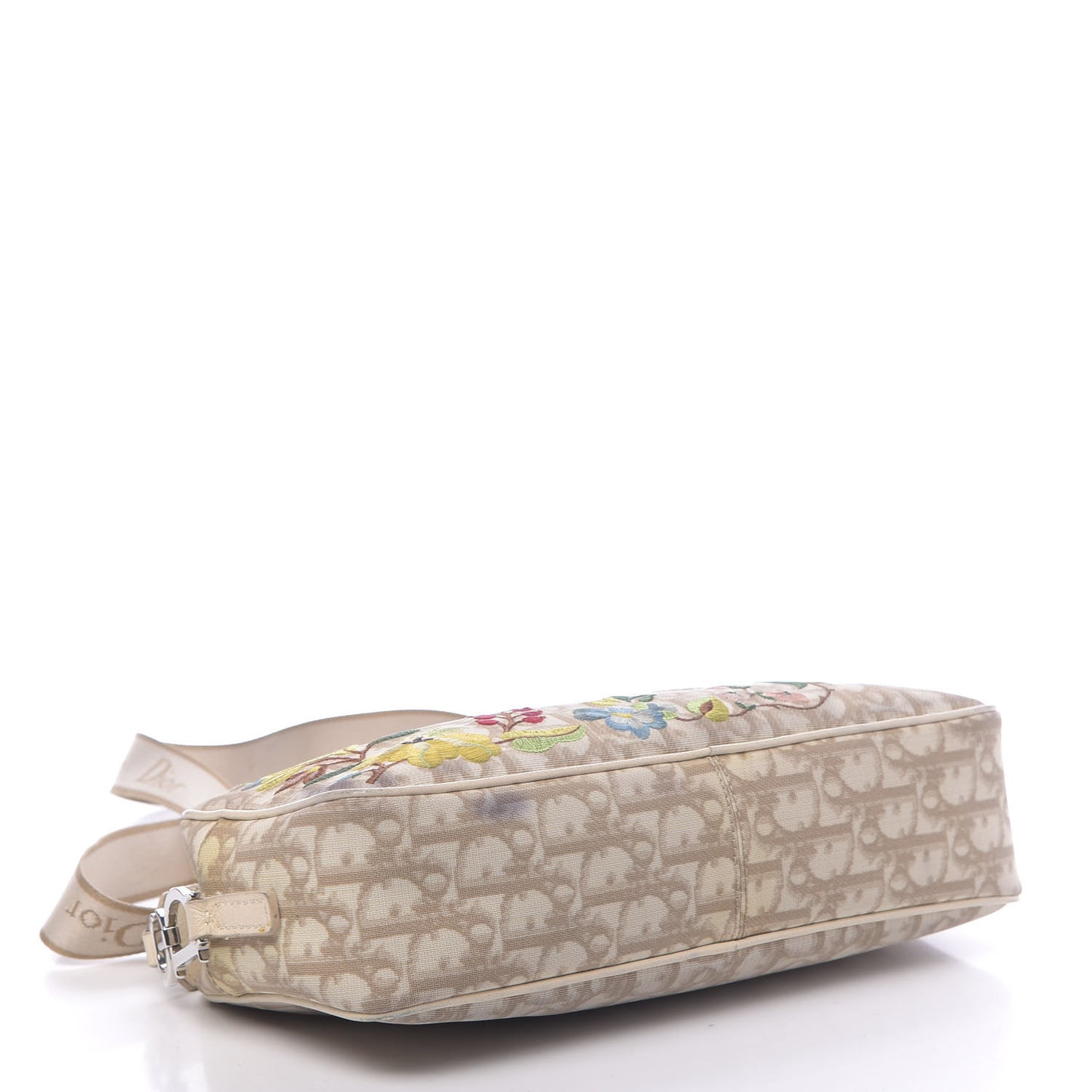 Monogram Vintage Flowers Crossbody Bag Beige