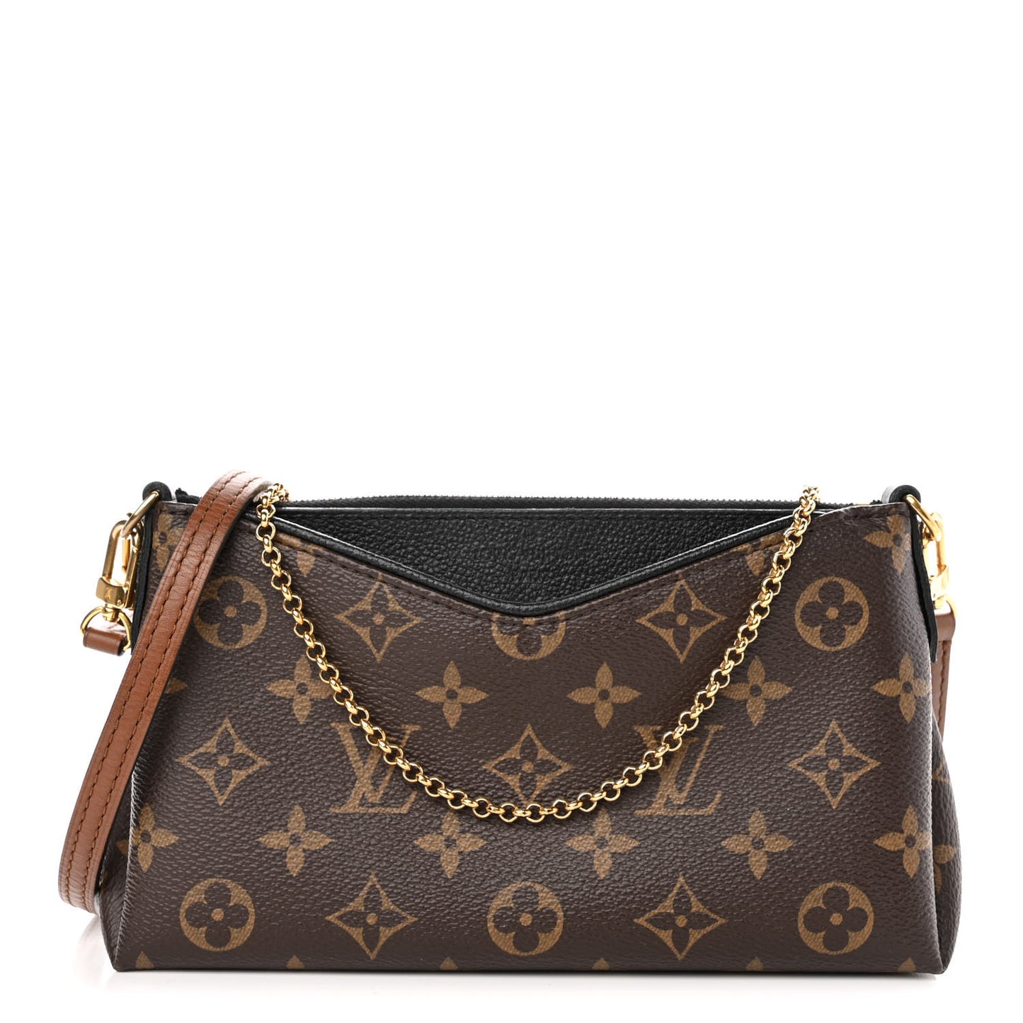 Monogram Pallas Clutch Black