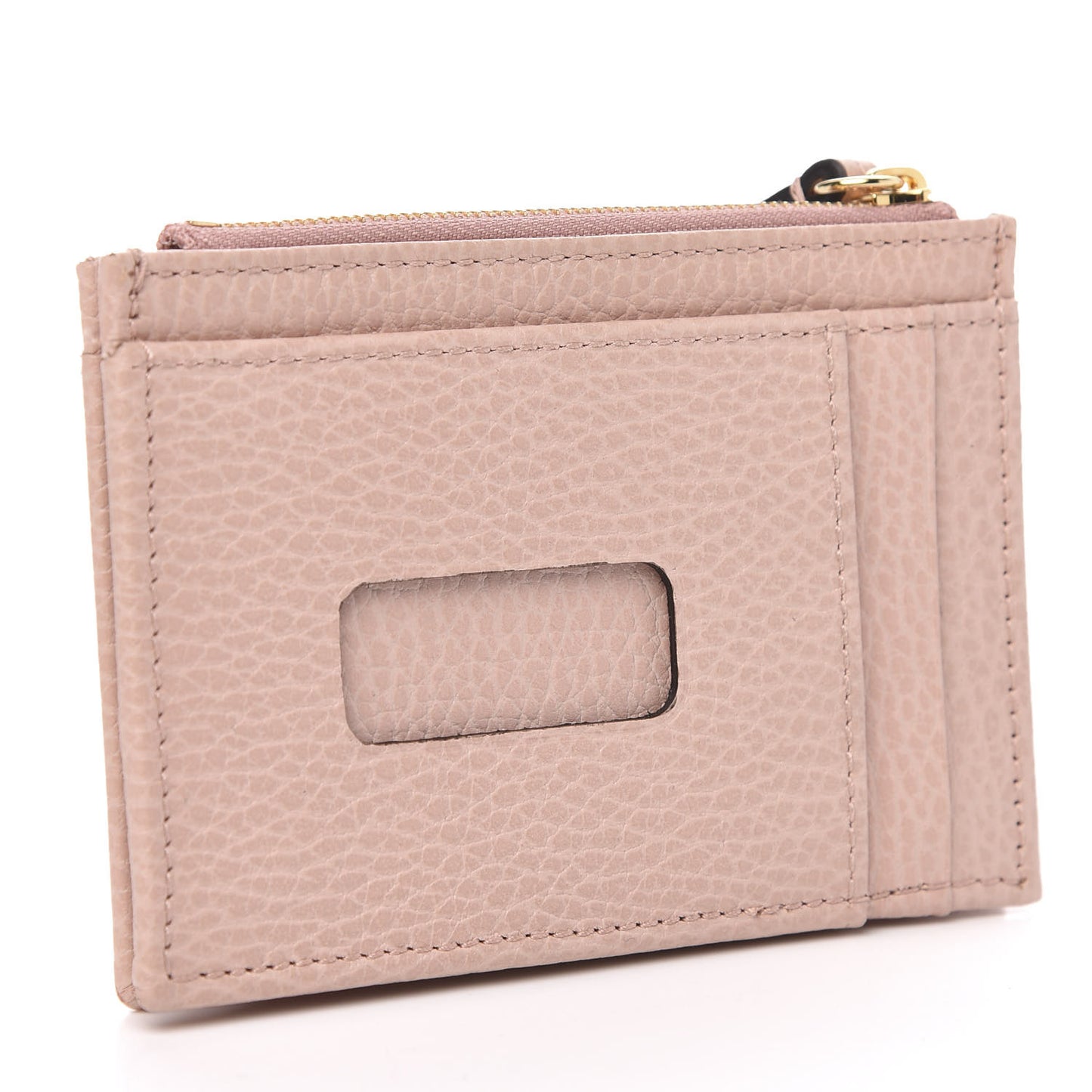 Dollar Calfskin GG Marmont Coin Case Card Holder Perfect Pink