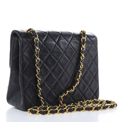 Chanel Lambskin Quilted Mini Square Flap Black 3 of 13