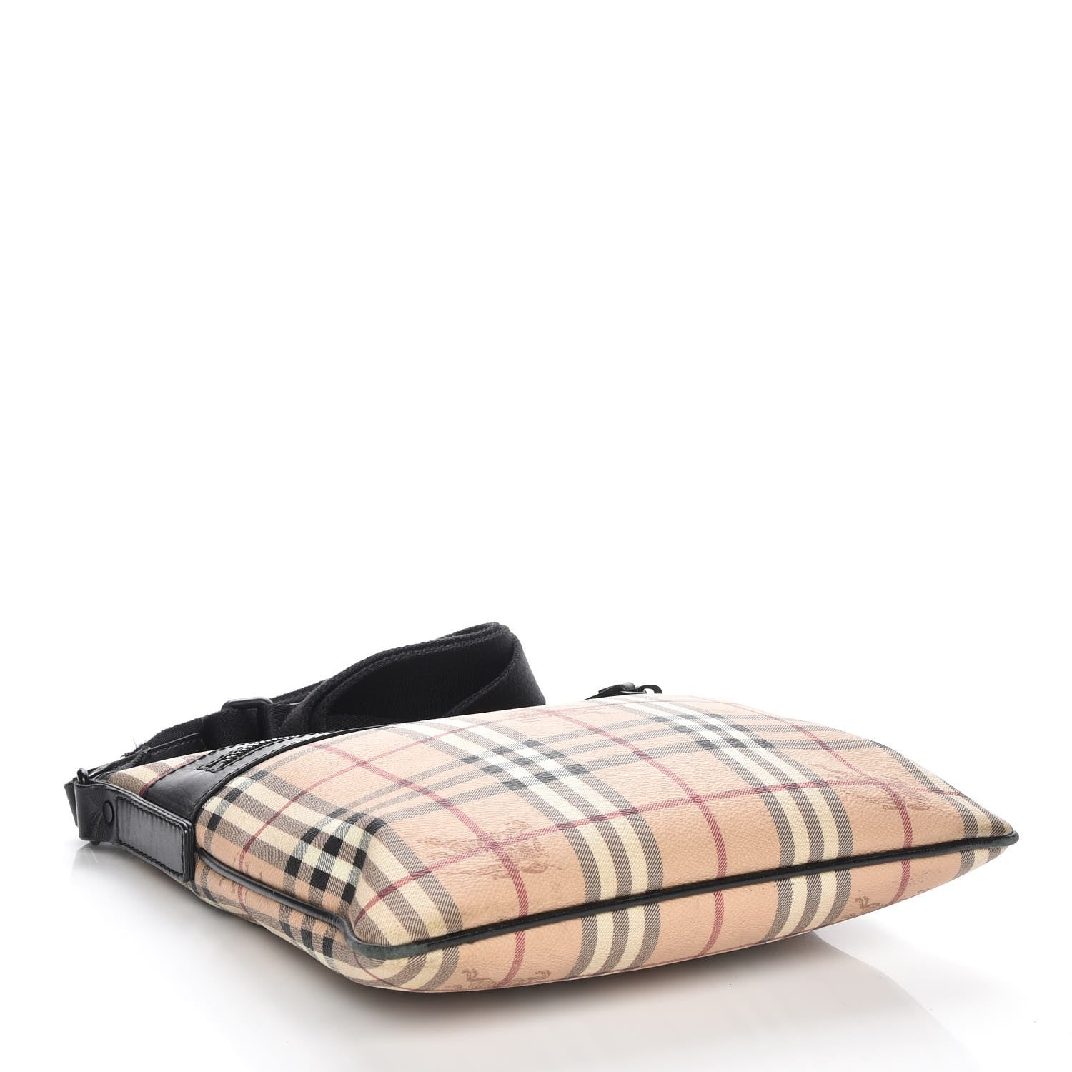 Burberry Haymarket Check Crossbody Bag Black 4 of 8