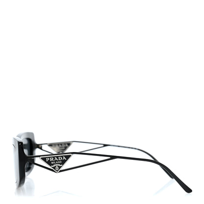 Prada Acetate Sunglasses SPR 14Y Black Slate Gray 3 of 9