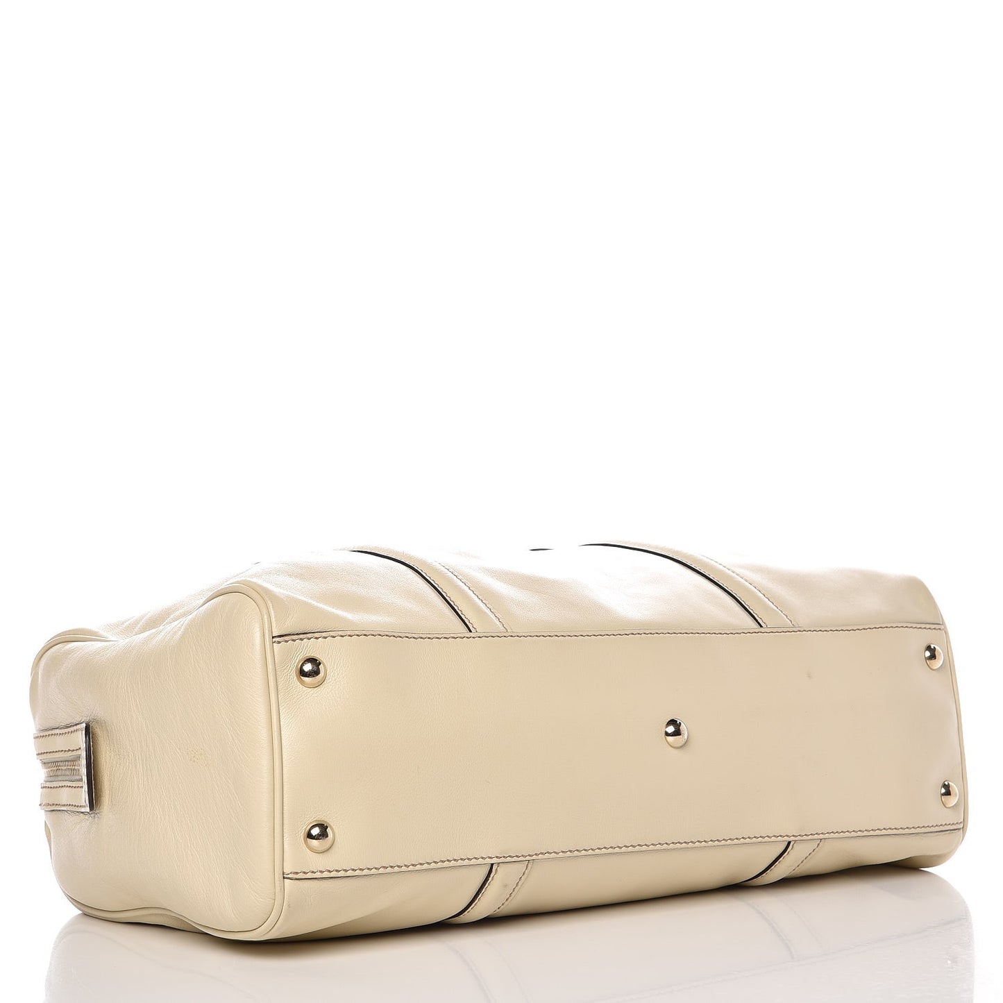 Calfskin Medium Britt Boston Ivory