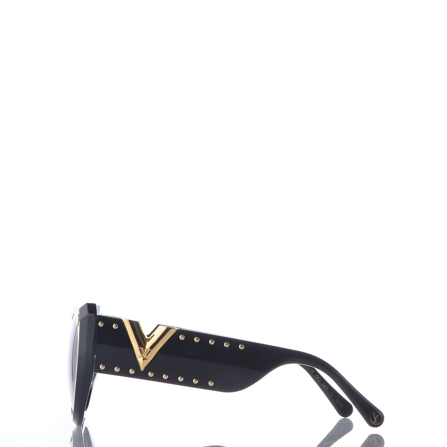 Louis Vuitton My Fair Lady Studs Sunglasses Z1146E Black 3 of 8