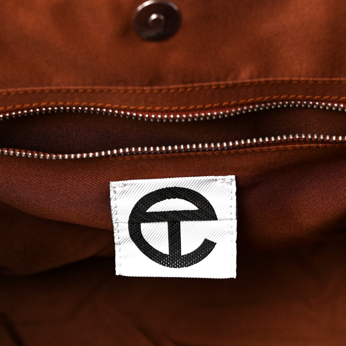 Vegan Leather Medium Shopping Bag Tan