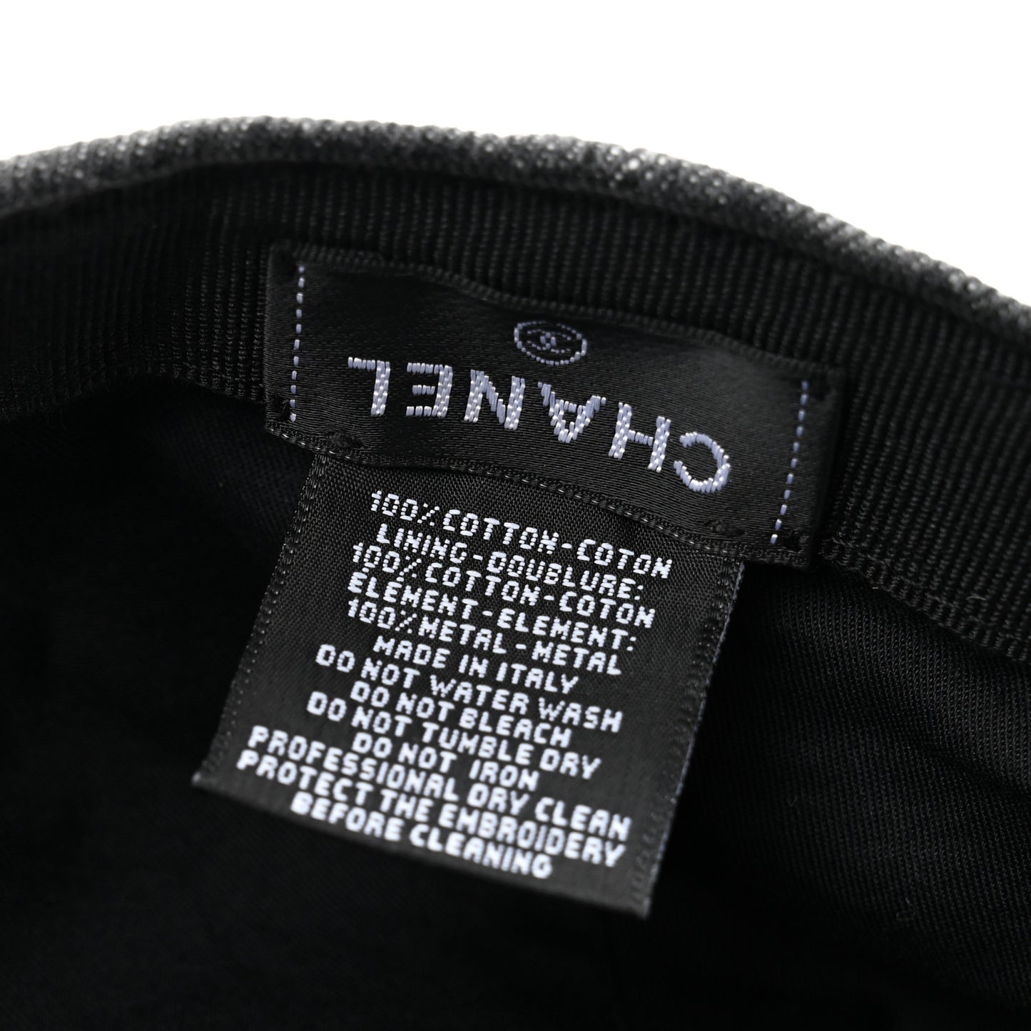 Denim Cap Hat Black