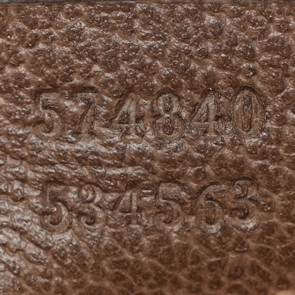 Gucci GG Supreme Monogram Web Ophidia Round Coin Purse Beige New Acero 7 of 8