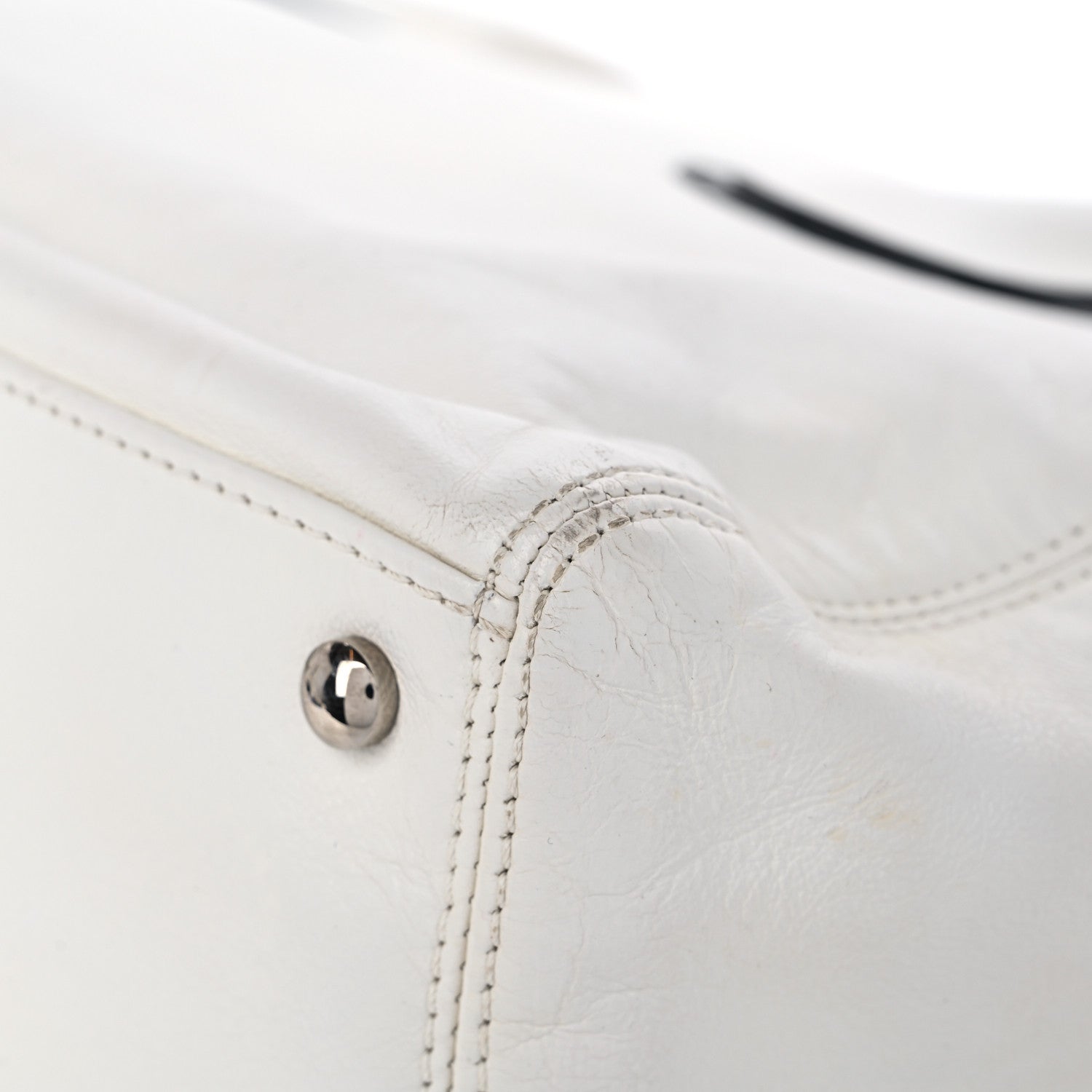 Chanel Lambskin Executive Cerf Shopper Tote White 13 of 16