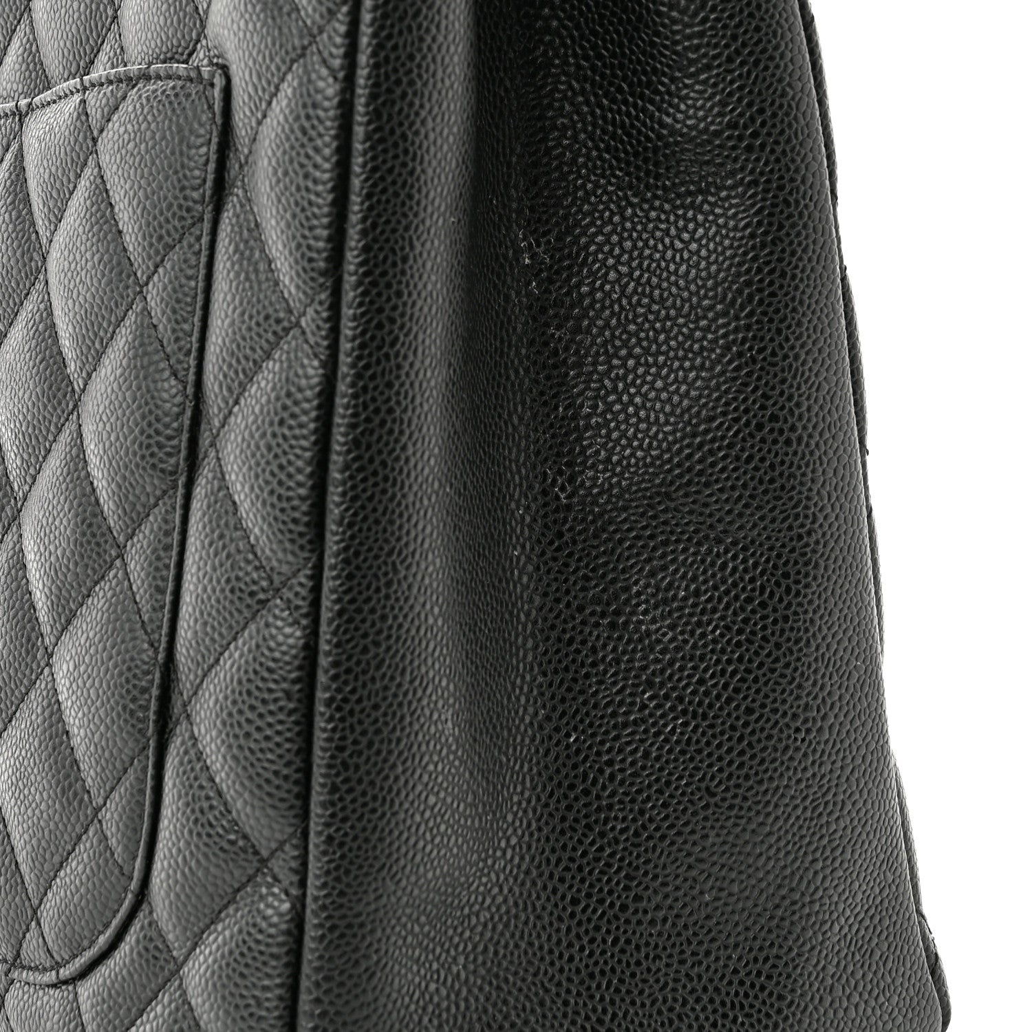 Chanel Caviar Quilted Grand Shopping Tote GST Black 10 of 10