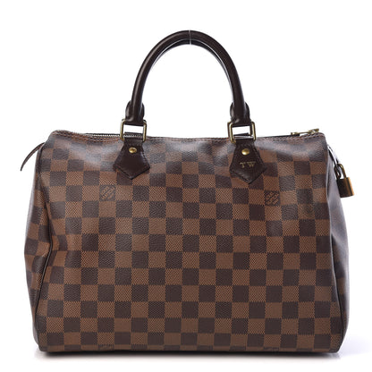 Louis Vuitton Damier Ebene Speedy 30 1 of 12