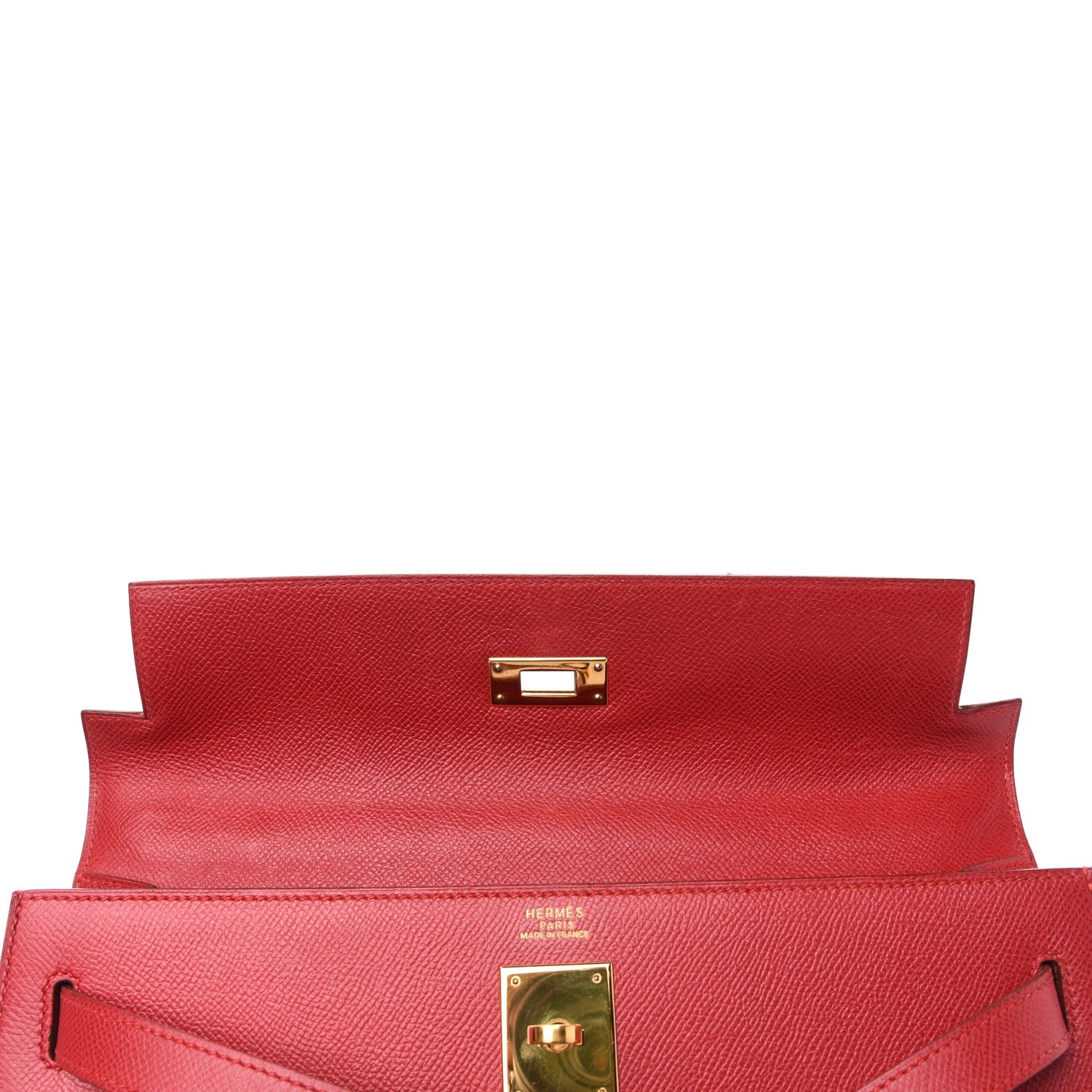 Hermes Courchevel Kelly Sellier 32 Rouge Vif 18 of 36