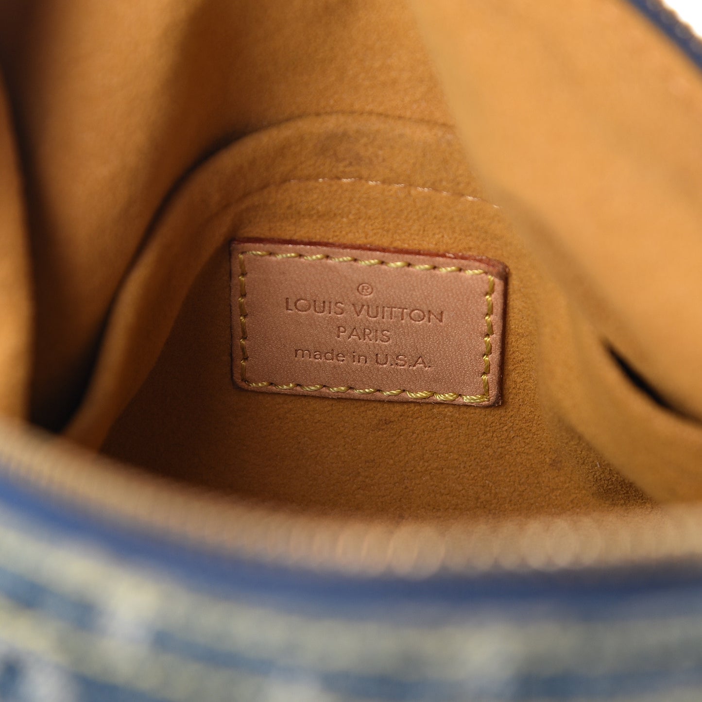 Monogram Denim Baggy PM Blue