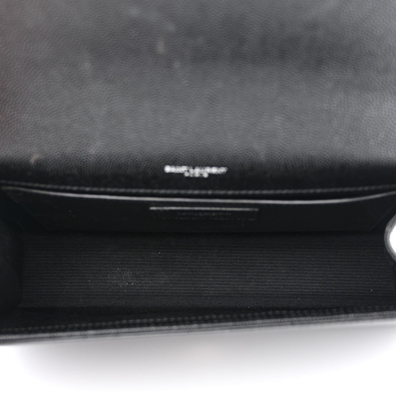 Saint Laurent Grain De Poudre Medium Classic Monogram Kate Satchel Black 5 of 12